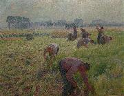 Emile Claus Flax harvesting oil